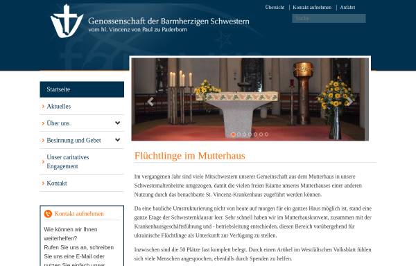 Vorschau von www.barmherzige-schwestern.de, Barmherzigen Schwestern