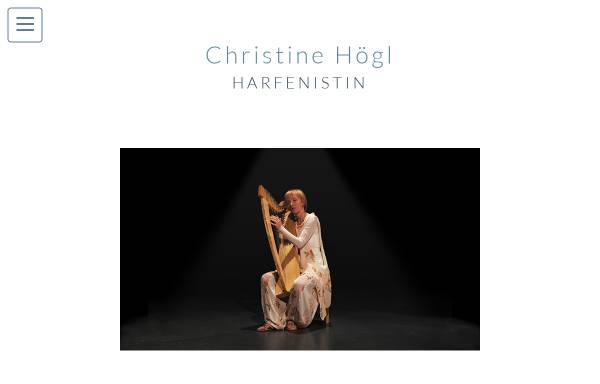 Vorschau von www.christinehoegl.com, Christine Högl - Harfenmusik