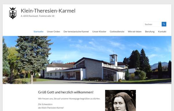 Vorschau von www.karmel.at, Klein-Theresien-Karmel in Rankweil