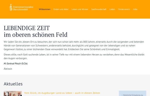 Vorschau von www.abtei-oberschoenenfeld.de, Zisterzienserinnenabtei Oberschönenfeld