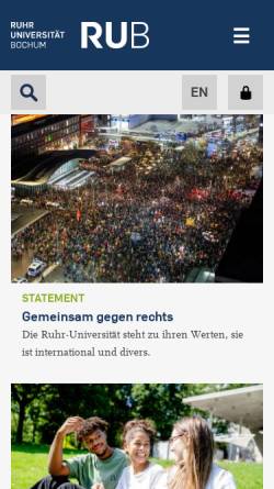 Vorschau der mobilen Webseite www.rub.de, Frauenarchiv leihse