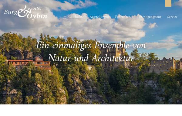 Vorschau von burgundkloster-oybin.com, Burg- und Cölestinerklosterruine