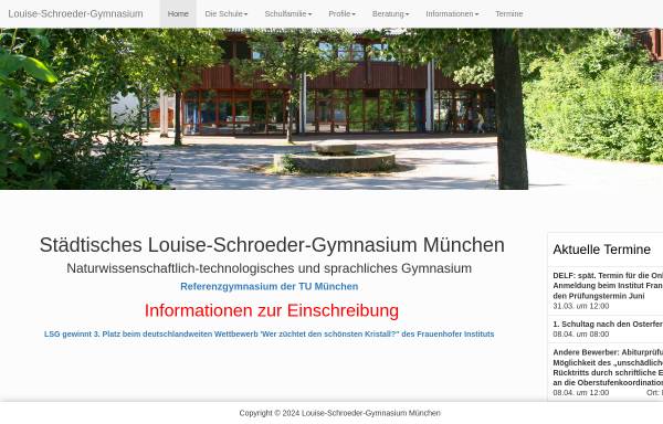 Vorschau von lsg.musin.de, Louise-Schroeder-Gymnasium