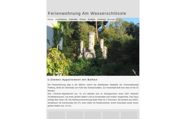 Vorschau von www.ferienwohnung-freiburg-wiehre.de, Ferienwohnung Freiburg Wiehre