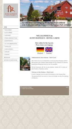 Vorschau der mobilen Webseite www.altes-rathaus-rust.de, Hotel am Rathaus