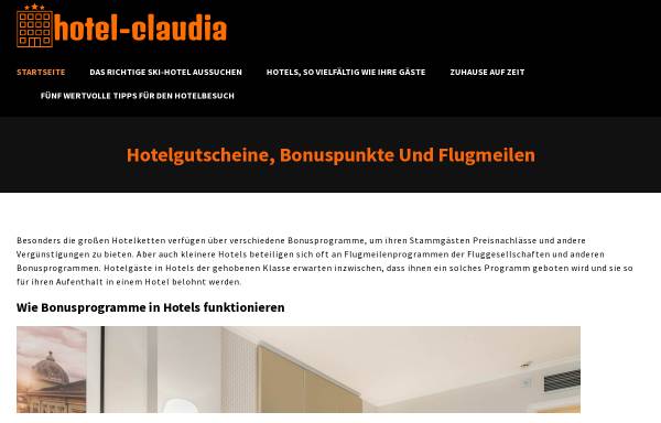 Vorschau von www.hotel-claudia.de, Hotel Claudia