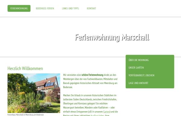 Vorschau von fewo-meersburg.jimdo.com, Ferienwohnungen Marschall