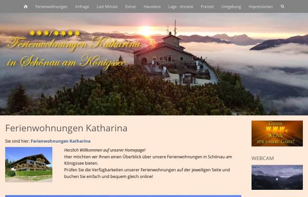 Vorschau von fewo-katharina.de, Ferienwohnungen Katharina