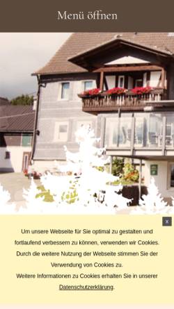 Vorschau der mobilen Webseite www.pension-schneider-feige.de, Bauernhofpension Schneider-Feige