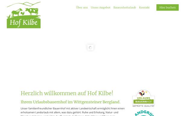 Vorschau von www.hof-kilbe.de, Hof Kilbe