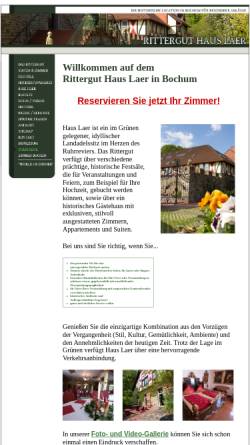 Vorschau der mobilen Webseite rittergut-haus-laer.de, Rittergut Haus Laer