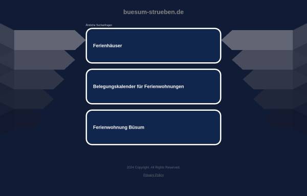 Vorschau von www.buesum-strueben.de, Appartementhäuser Strüben