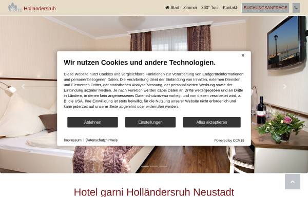 Vorschau von www.hollaendersruh.de, Hotel Holländersruh