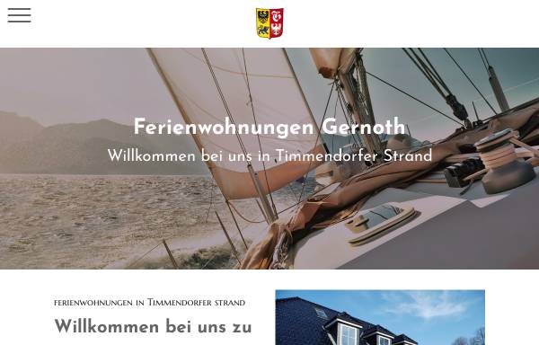 Vorschau von www.urlaub-in-timmendorfer-strand.de, Ferienwohnung Alfons Gernoth