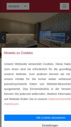 Vorschau der mobilen Webseite www.hotel-wuenschmann.de, Hotel Wünschmann