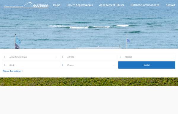 Vorschau von www.jekel.de, Appartementvermietung Quisisana
