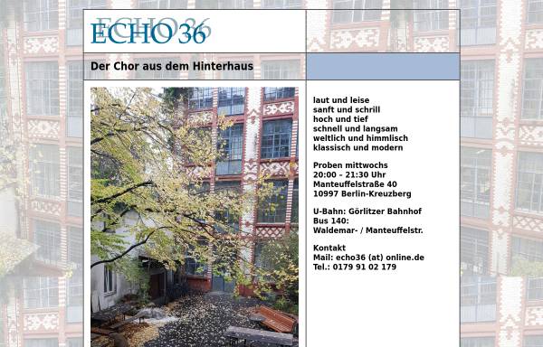 Vorschau von echo36.de, Echo 36