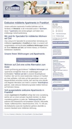 Vorschau der mobilen Webseite www.city-living.de, City Living