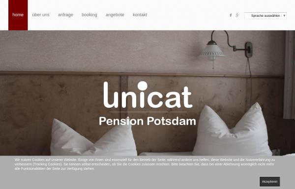 Vorschau von www.pension-unicat.de, Pension Unicat