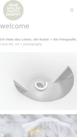 Vorschau der mobilen Webseite www.spalek.de, René Spalek Photography