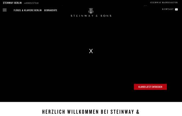 Vorschau von www.steinway-berlin.de, Steinway-Haus Berlin
