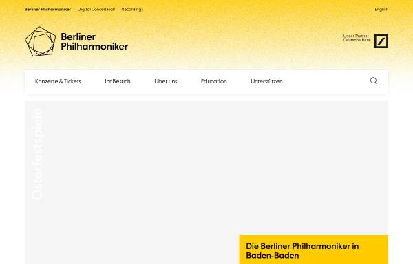 Vorschau von www.berliner-philharmoniker.de, Berliner Philharmoniker