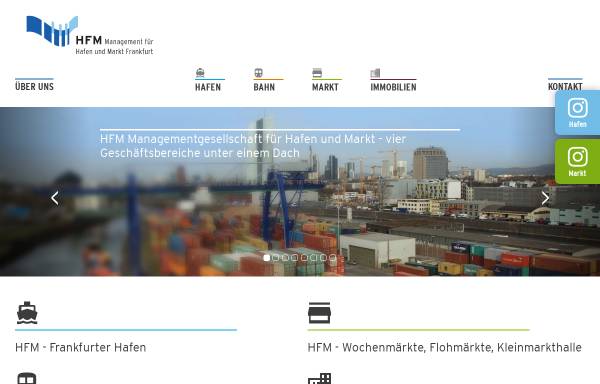 Vorschau von www.hafen-frankfurt.de, HFM Frankfurt