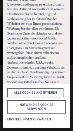 Vorschau der mobilen Webseite staatsoper-berlin.de, Deutsche Staatsoper