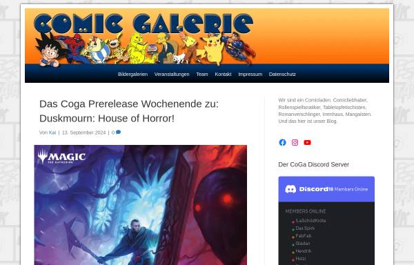 Vorschau von comic-galerie.de, Comic-Galerie Kassel