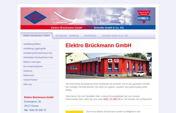 Vorschau von www.eb-kassel.de, Elektro Brückmann GmbH