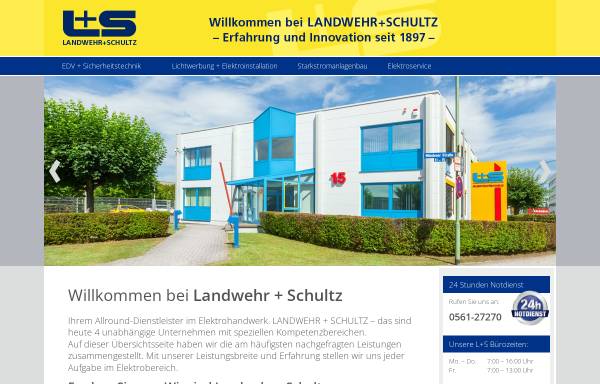 Vorschau von www.l-s-elektro.de, Landwehr+Schultz GmbH