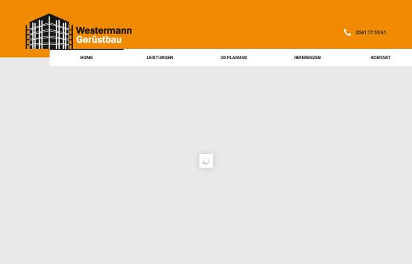 Vorschau von www.westermann-geruestbau.de, Westermann Gerüstbau