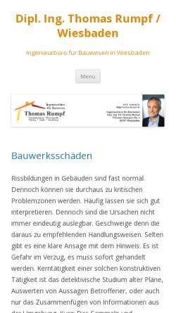 Vorschau der mobilen Webseite www.thomas-rumpf.de, Rumpf, Thomas