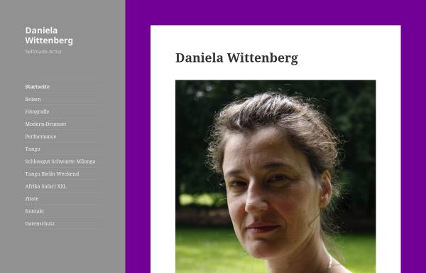 Vorschau von danielawittenberg.de, Daniela Wittenberg - Unterricht für Schlagzeug und Percussion in Berlin