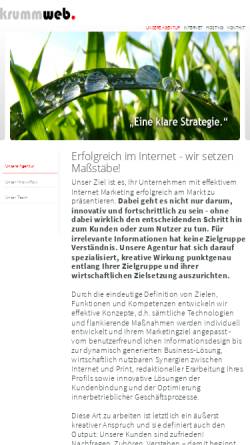 Vorschau der mobilen Webseite www.krummweb.de, Martin Krumm