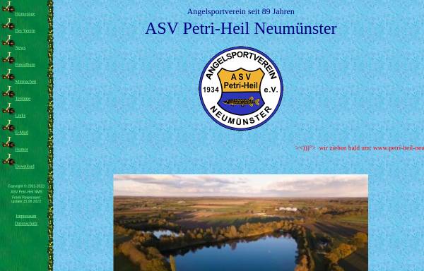 Vorschau von www.asv-petri-heil-nms.onlinehome.de, ASV Petri-Heil Neumünster