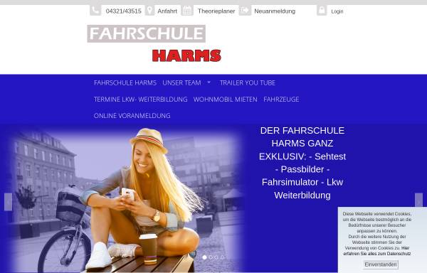 Vorschau von www.harms-fahrschule.de, Thorsten Harms