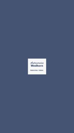 Vorschau der mobilen Webseite autoservice-wedhorn.de, Autoservice Wedhorn GmbH