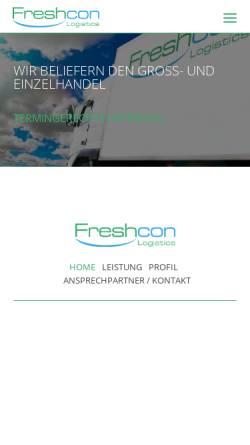 Vorschau der mobilen Webseite www.freshcon.de, Freshcon GmbH