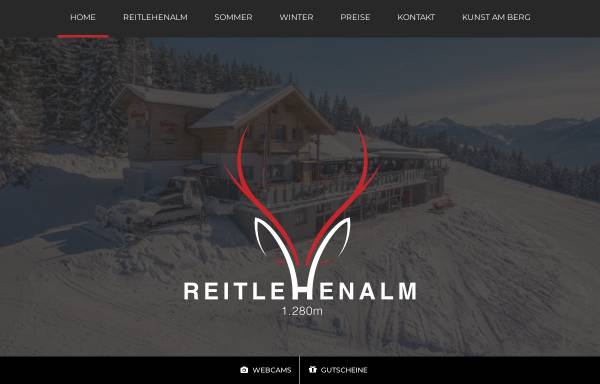 Vorschau von www.reitlehenalm.at, Ski- und Berghütte Reitlehenalm
