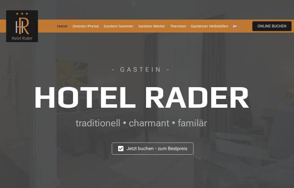 Vorschau von www.hotel-rader.com, Kur- Sporthotel Rader