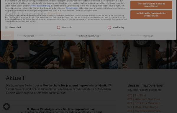 jazzschule berlin - für alle Instrumente und Gesang