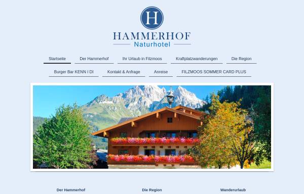 Vorschau von www.hammerhof.at, Hotel Hammerhof