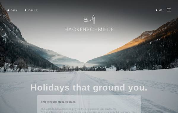 Vorschau von www.hackenschmiede.com, Landhaus zur Hackenschmiede, 3-Sterne