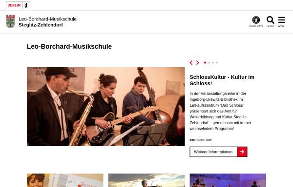 Vorschau von www.berlin.de, Leo Borchard Musikschule Berlin Steglitz-Zehlendorf