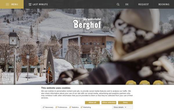 Vorschau von www.hotel-berghof.com, Hotel Berghof