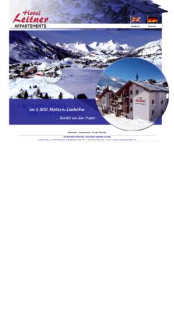 Vorschau der mobilen Webseite www.hotelleitner.at, Skihotel Leitner in Obertauern