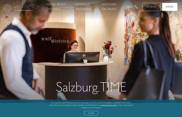 Vorschau von www.salzburg-hotel.at, Altstadthotel Wolf Dietrich