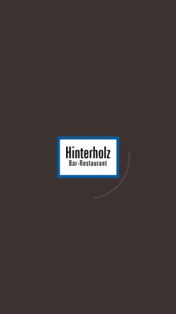 Vorschau der mobilen Webseite www.hinterholz.co.at, Hinterholz