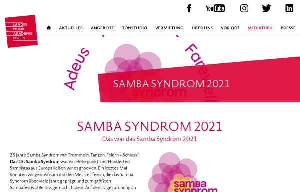 Vorschau von www.samba-syndrom.de, Samba Syndrom